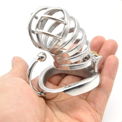 Cage of Denial | Chastity Cage & Built In Lock 45mm