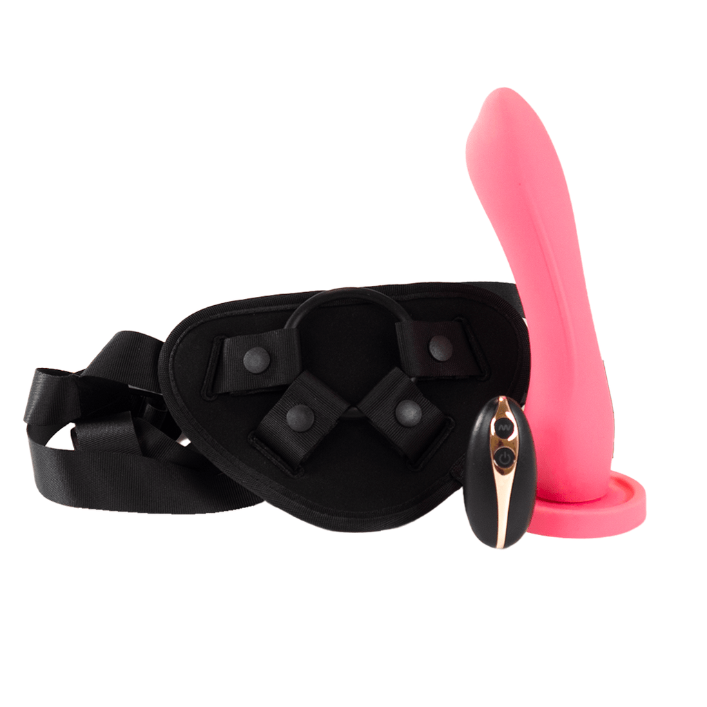 Eros Cleopatra Remote Controlled Vibrating Strap-On  Play With Me