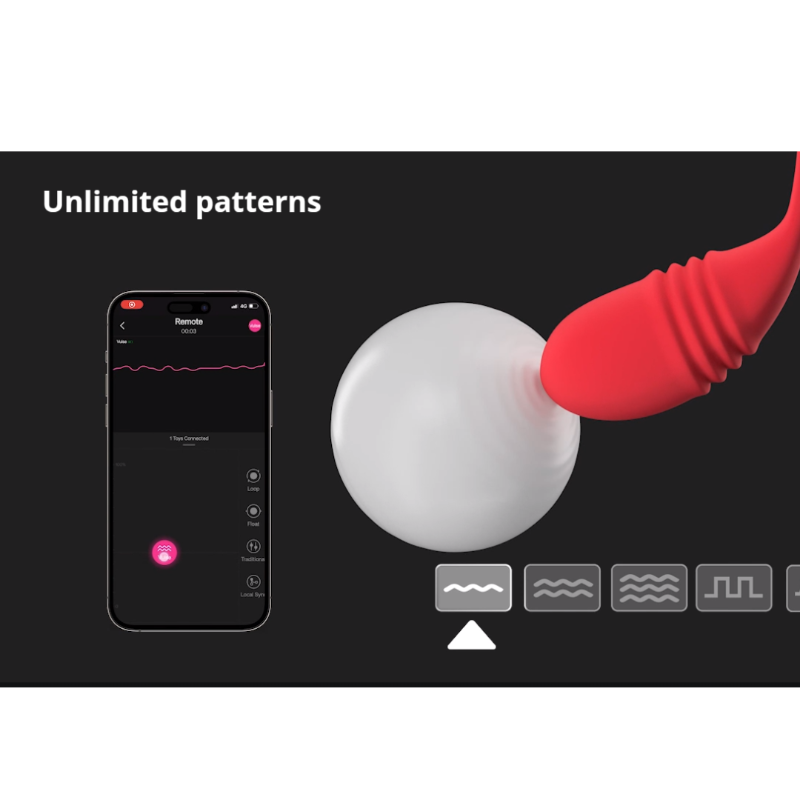 Lovense Vulse App Controlled Thrusting Egg Vibrator – Play With Me