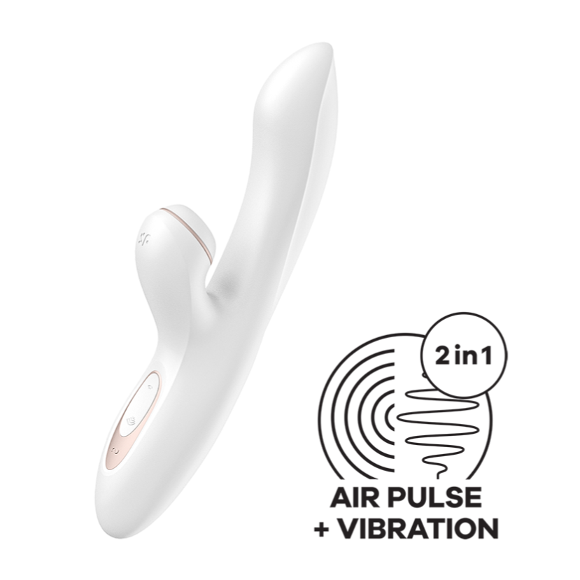 Satisfyer Pro+ Air Pulse Clitoral Stimulator & G-Spot Vibrator