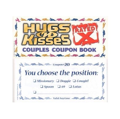 HUGS & KISSES X Rated Vouchers | Couples Coupon Book