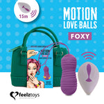 Feelztoys FOXY Rechargeable Remote Controlled Motion Love Balls - Sex Toys