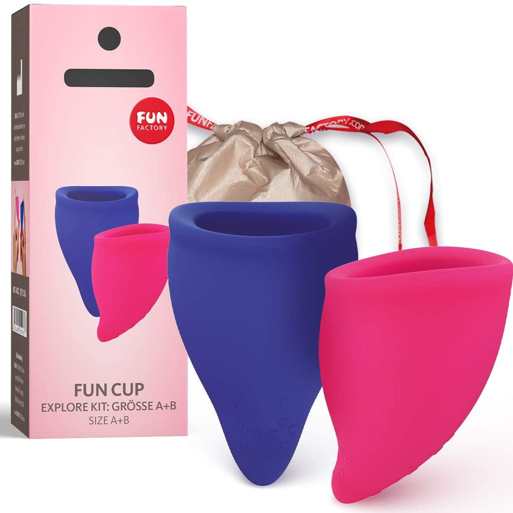Fun Factory Fun Cup | Menstrual Cup Kit Size A & B - Sex Toys