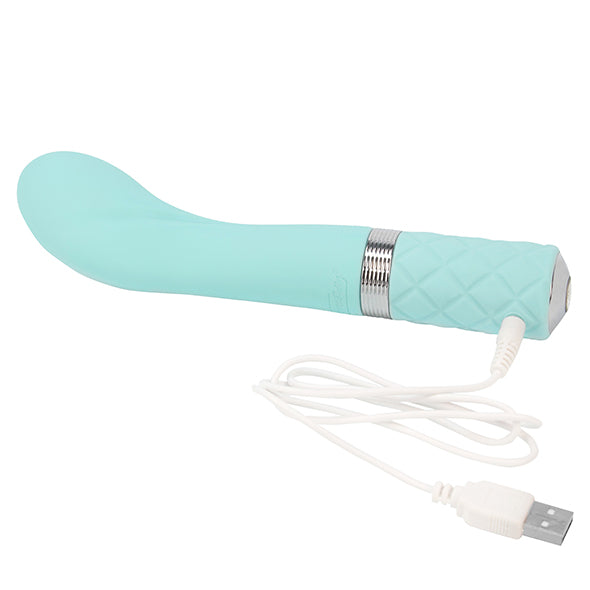  G-Spot Vibrator Teal Swarovski - Sex Toys