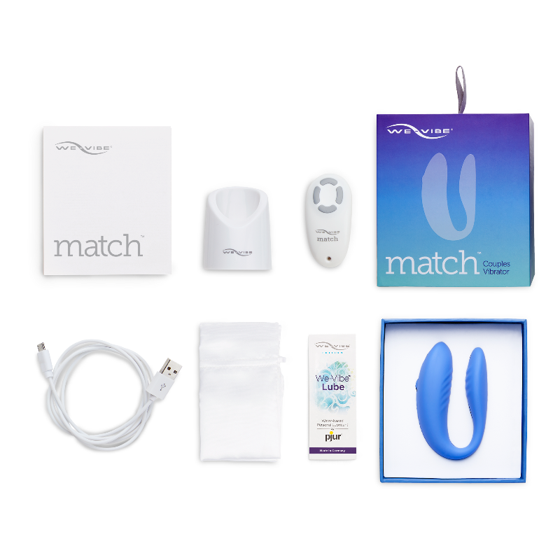 We-Vibe Match Couples Clitoral & G-Spot Vibrator With Remote - Sex Toys