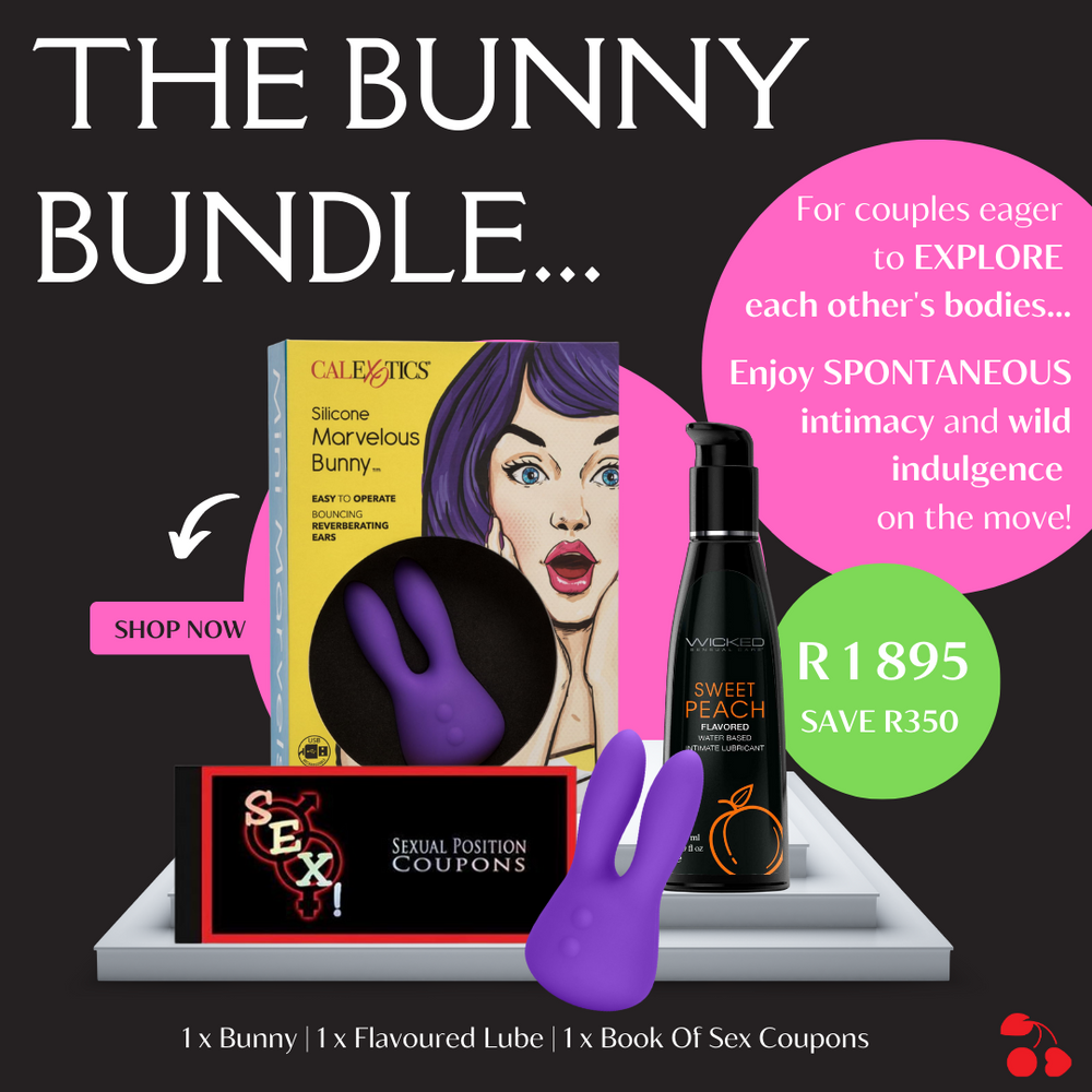THE BUNNY BUNDLE DEAL | Marvelous Bunny Vibrator PLUS 120ml Flavoured Lube PLUS Sex! Coupons