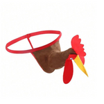 Cock-A-Doodle-Doo Novelty Rooster G-String