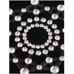 Diamante Nipple Pasties Transparent Web - Lingerie