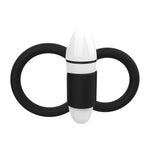 Eros Double Cock Ring With Bullet Vibrator - Sex Toys For Men