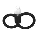 Eros Double Cock Ring With Bullet Vibrator - Sex Toys For Men