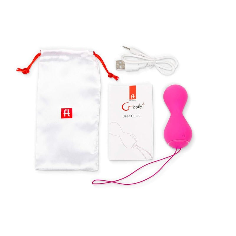 G-Vibe Gballs2 Personal Sex Fitness Coach with App | Vibrating Kegel Exercises Training Kit - Sex Toys