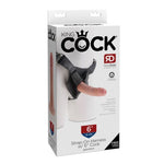 King Cock Strap-On Harness & 6" Real Feel Dildo - Sex Toys