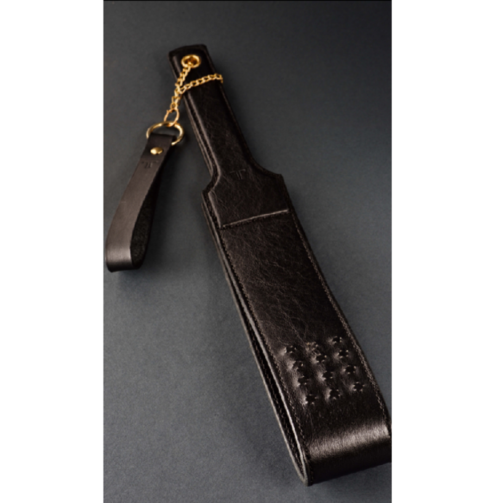 Lillith Genuine Leather Spiked Spanking Strap "Ouchie Belt"