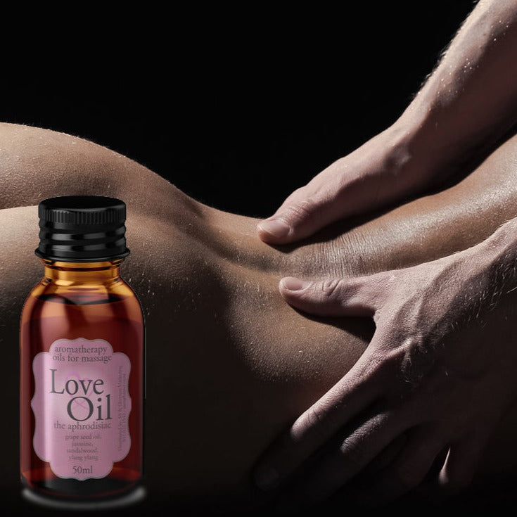 Love Oil Pink | Aphrodisiac Massage Oil 100ml - Sex Toys