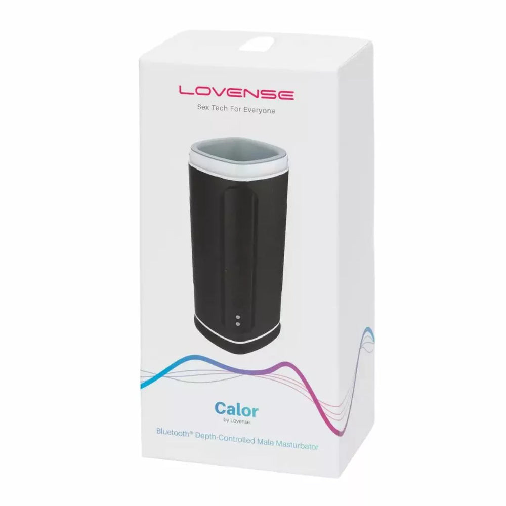 Lovense Calor Bluetooth Depth Controlled Compact Heating Male Masturbator - Sex Toys For Men