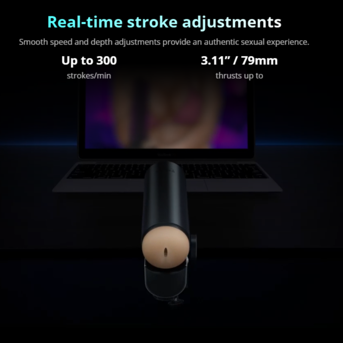 Lovense Solace Pro AI-Powered Thrusting Masturbator | Stroker - Sex Toys For Men