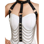 Low Hanging Chain Harness (One Size) - Lingerie Harness