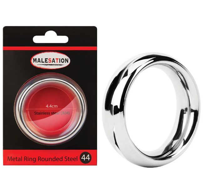 Malesation Rounded Stainless Steel Professional Cock Ring
