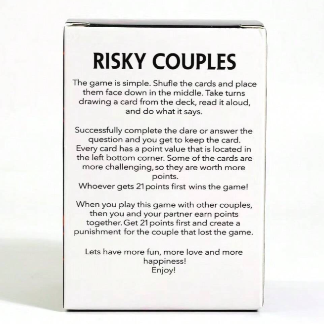 Risky Couples | A Fun Adult Couples Game To Spice Things Up - Sex Toys