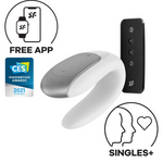Satisfyer Double Fun Bluetooth App Controlled Couples Vibrator With Remote - Sex Toys