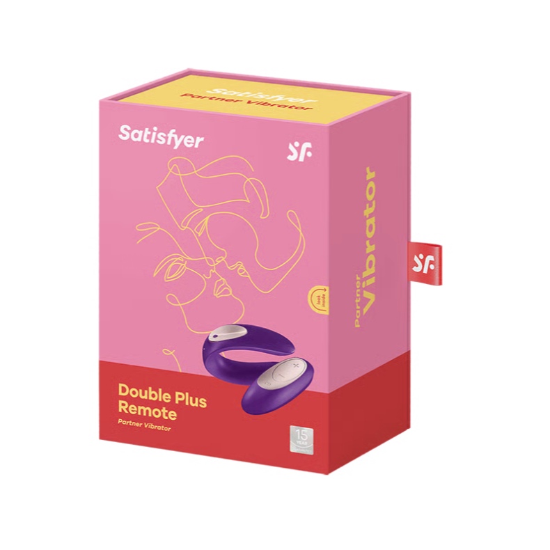 Satisfyer Double Plus Remote Couples Vibrator - Sex Toys