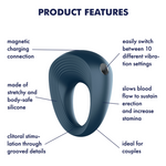 Satisfyer Power Ring | Rechargeable Vibrating Cock Ring - Sex Toys