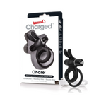 Screaming O CHARGED Ohare Vooom Vibrating Cock Ring With Removable Bullet - Sex Toys For Men