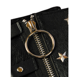 Star Studded Zipper Goth Punk Corset Belt (One Size)