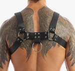 Fetish Play Mens Studded Chest Harness