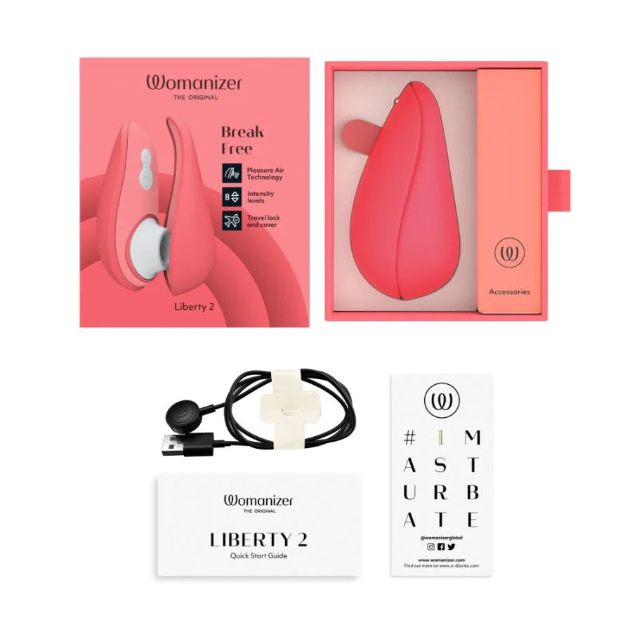 Womanizer Liberty 2 | 8 Speed Clitoral Vibrator - Sex Toys