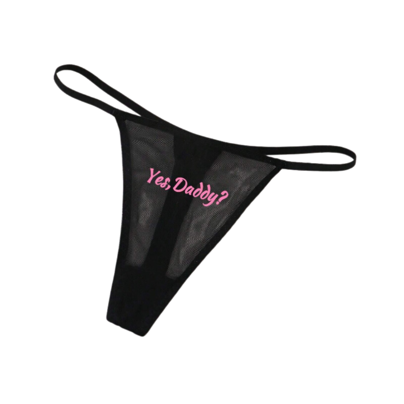 Kinky Breathable Mesh G-String | YES DADDY - Lingerie