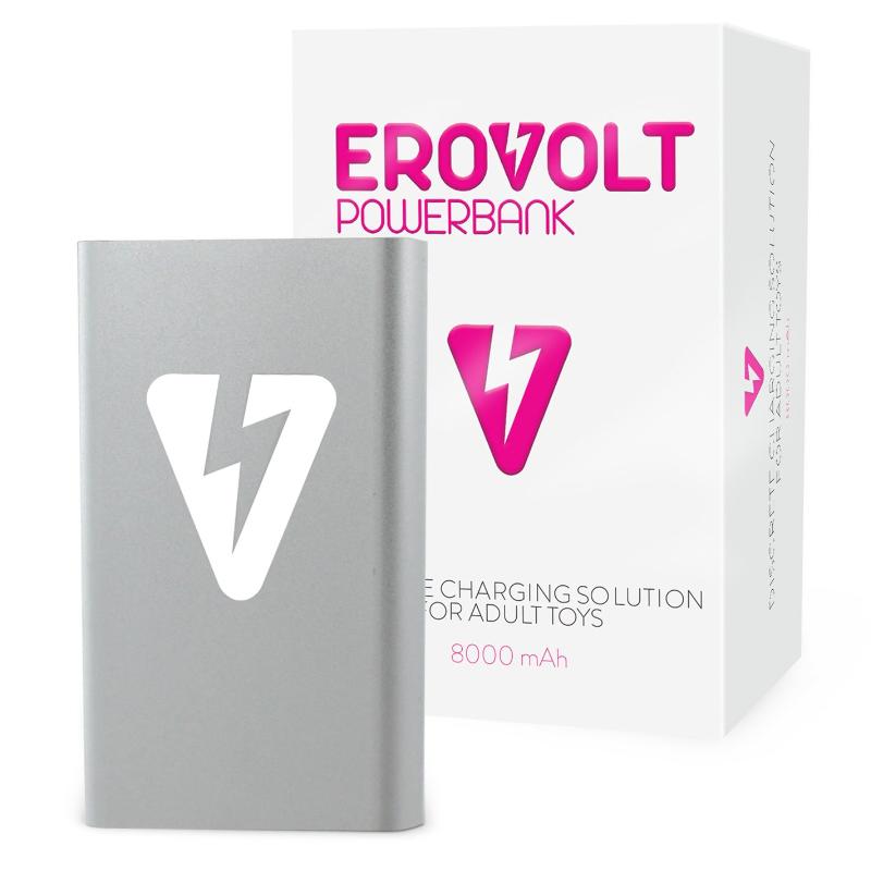 EroVolt Discreet PowerBank Silver - Adult Toys