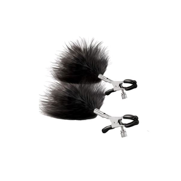 Steamy Shades Adjustable Feather Nipple Clamps