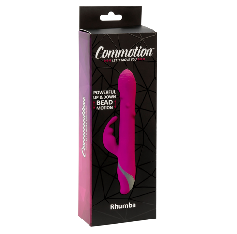 Swan Commotion Rhumba Rachargeable Dual Vibrator with Internal Bead Stimulation - Sex Toys