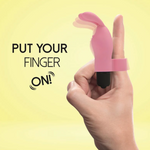 FeelzToys Magic Finger Vibrating Bullet With Bunny Ears - Sex Toys