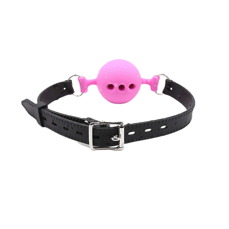 Fetish Play Beginner Breathable Silicone Ball Gag (S) - Sex Toys