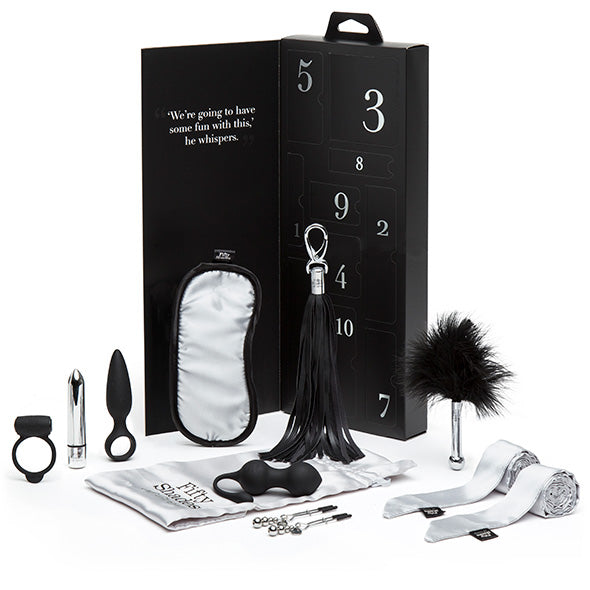 Fifty Shades Pleasure Overload 10 Days Of Play Couples Kit