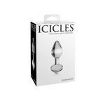 Icicles No.44 Hand Blown Glass Butt Plug - Sex Toys