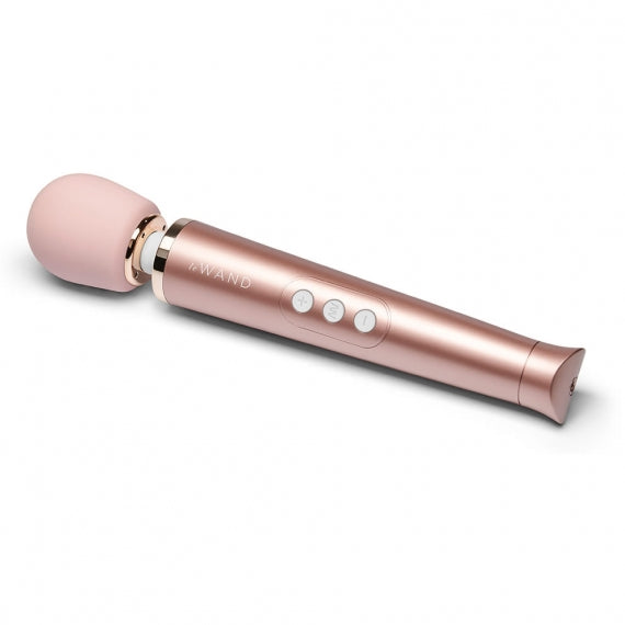 Le Wand Rose Gold Petite Rechargeable Wand Massager - Sex Toys