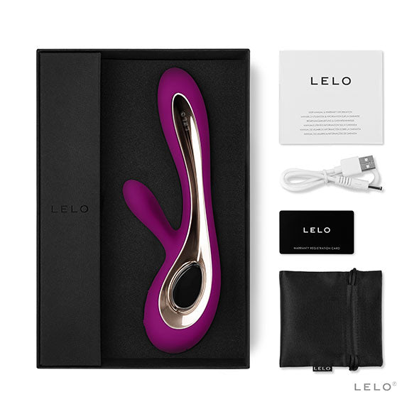Lelo Soraya 2 Dual Stimulation Vibrator Deep Rose - Sex Toys
