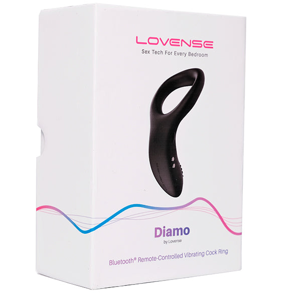 Lovense Diamo App Controlled Vibrating Cock Ring - Sex Toys For Men