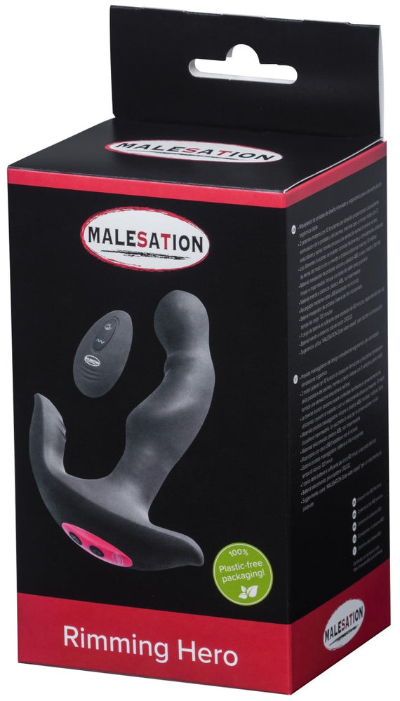 Malesation Rimming Hero Remote Controlled Prostate & Perineum Massager - Sex Toys