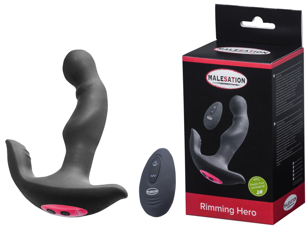 Malesation Rimming Hero Remote Controlled Prostate & Perineum Massager - Sex Toys