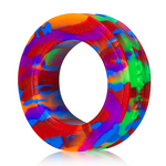 Oxballs PIG-RING Silicone Cock Ring Rainbow - Sex Toys For Men