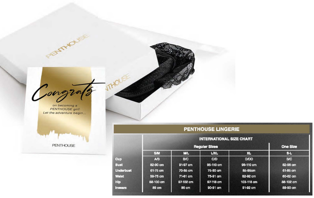 Penthouse Lingerie Libido Boost Black Babydoll - Lingerie