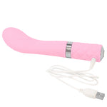 Pillow Talk Sassy Rechargeable G-Spot Vibrator Pink Swarovski - Sex Toys
