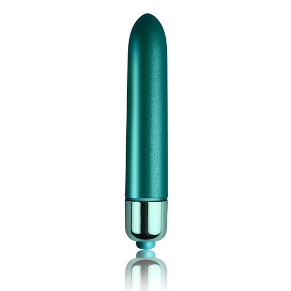 Rocks Off Touch Of Velvet Peacock Petals 10 Function Bullet Vibrator - Sex Toys