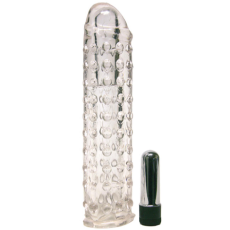 Seven Creations Silicone Vibrating Penis Sleeve 16cm