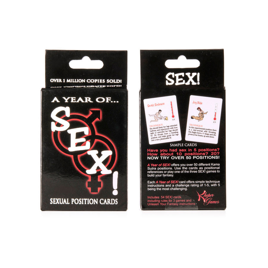 SEX! A Year Of Sex Positions Adult Cards For Couples - Sex Toys