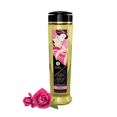 Shunga Massage Oil Aphrodisia | Roses 240ml - Sex Toys